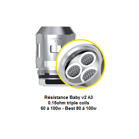 Résistance TFV8 Baby V2 - Smok