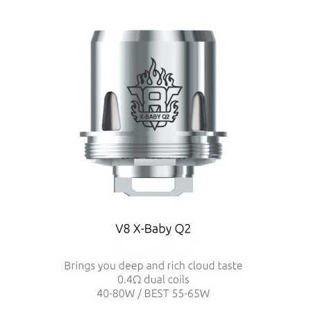 Résistance TFV8 X-Baby - pack de 3 - Smok