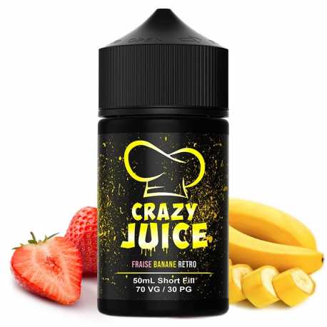 Fraise Banane Retro 50ml - Mukk Mukk