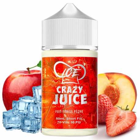 Ice Fuji Fraise Pêche 50ml - Mukk Mukk
