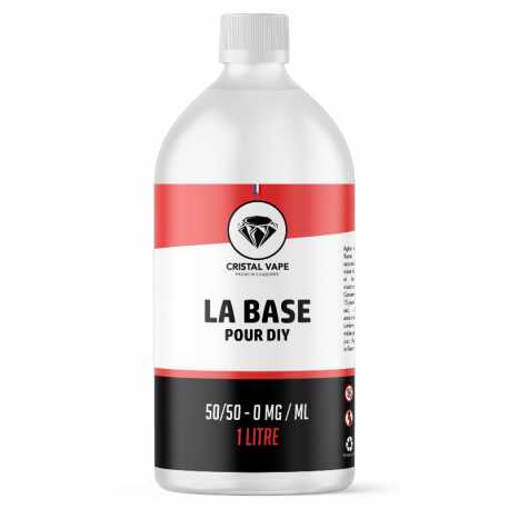 Base 50/50 1 litre - Cristal Vape