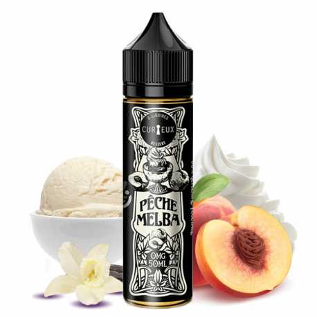 E-liquide Pêche Melba 50ml - Curieux