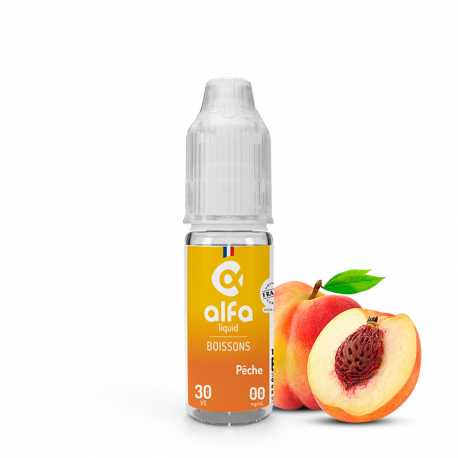 E-Liquide pêche 10ml - Alfaliquid