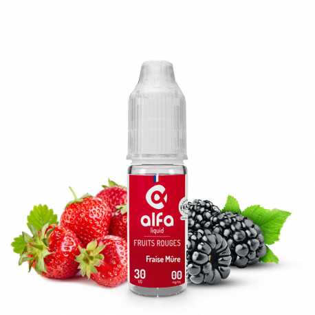 E-Liquide Fraise Mûre 10ml - Alfaliquid