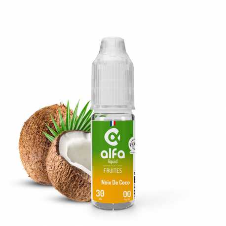 E-Liquide noix de coco 10ml - Alfaliquid