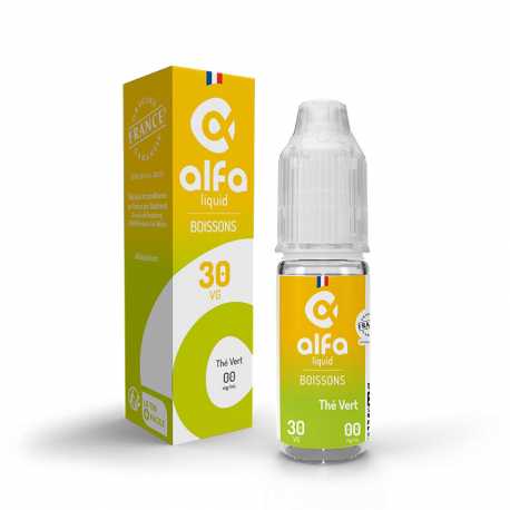 E-Liquide thé vert 10ml - Alfaliquid