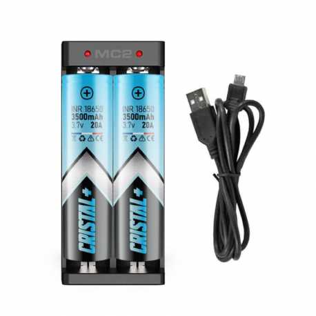 Pack chargeur MC2 Cristal+ 3500mAh
