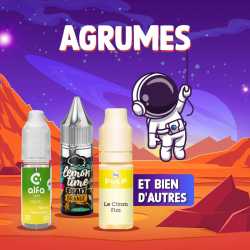 Pack découverte 10 Saveur Agrumes 10ml